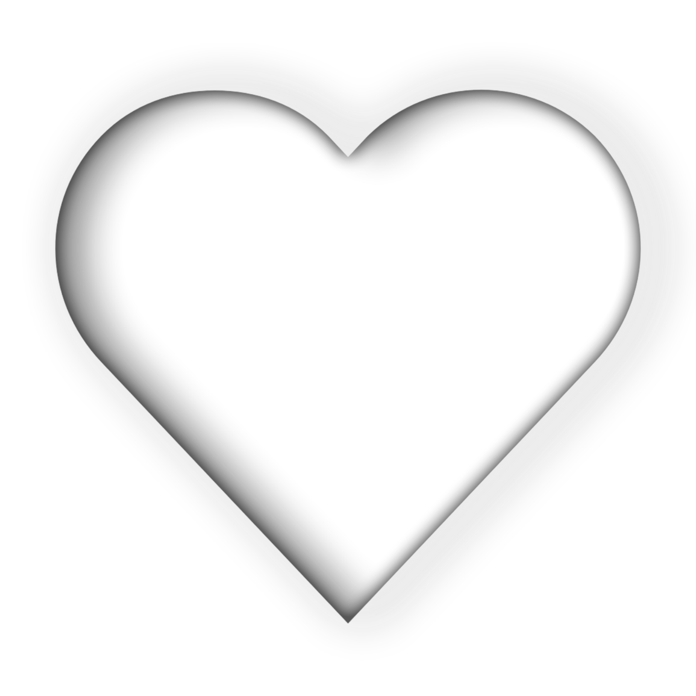 Heart Coracao Blackandwhite Sticker By Wendyassassins