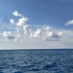 freetoedit sea sky clouds