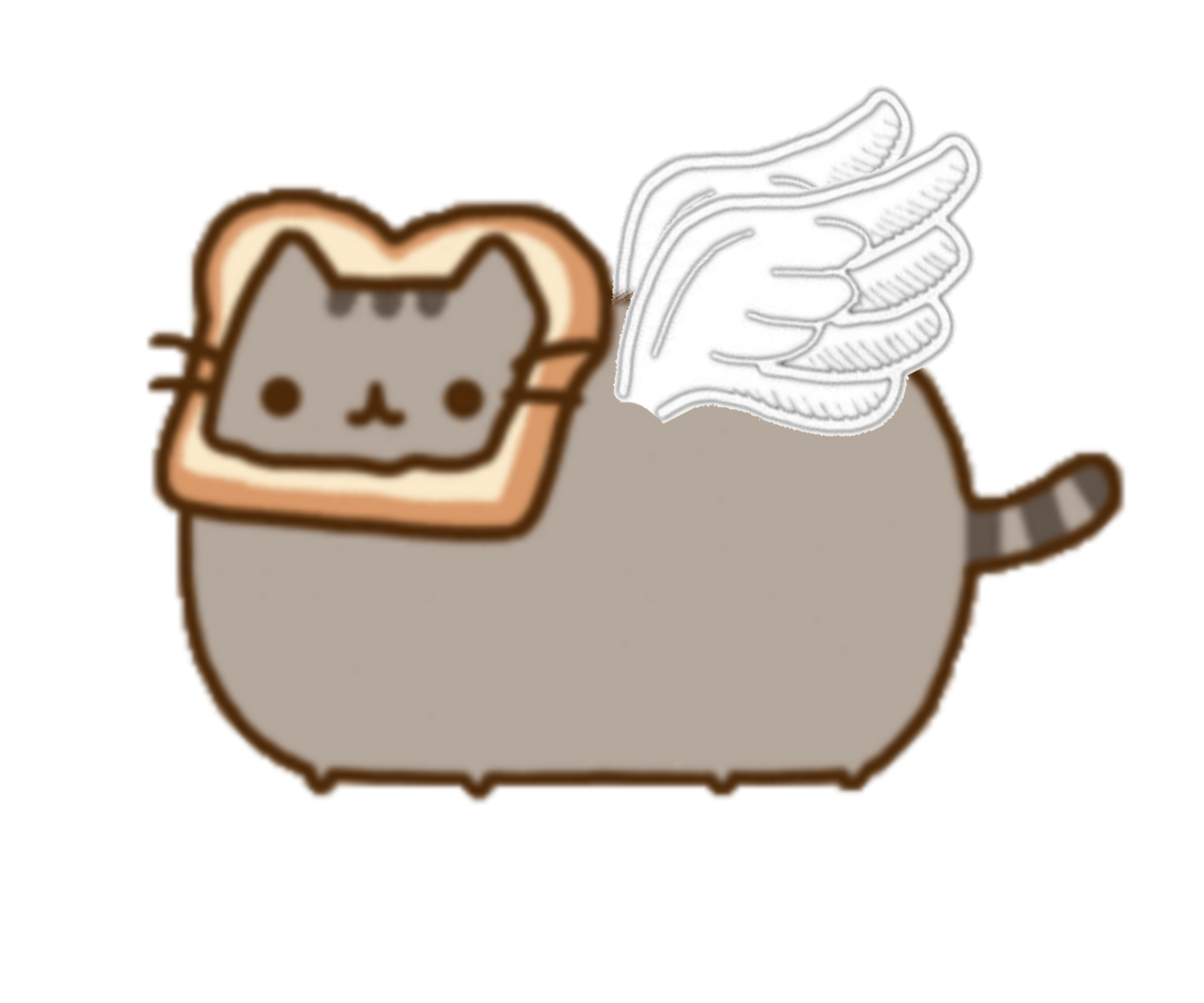 pusheen cat bread