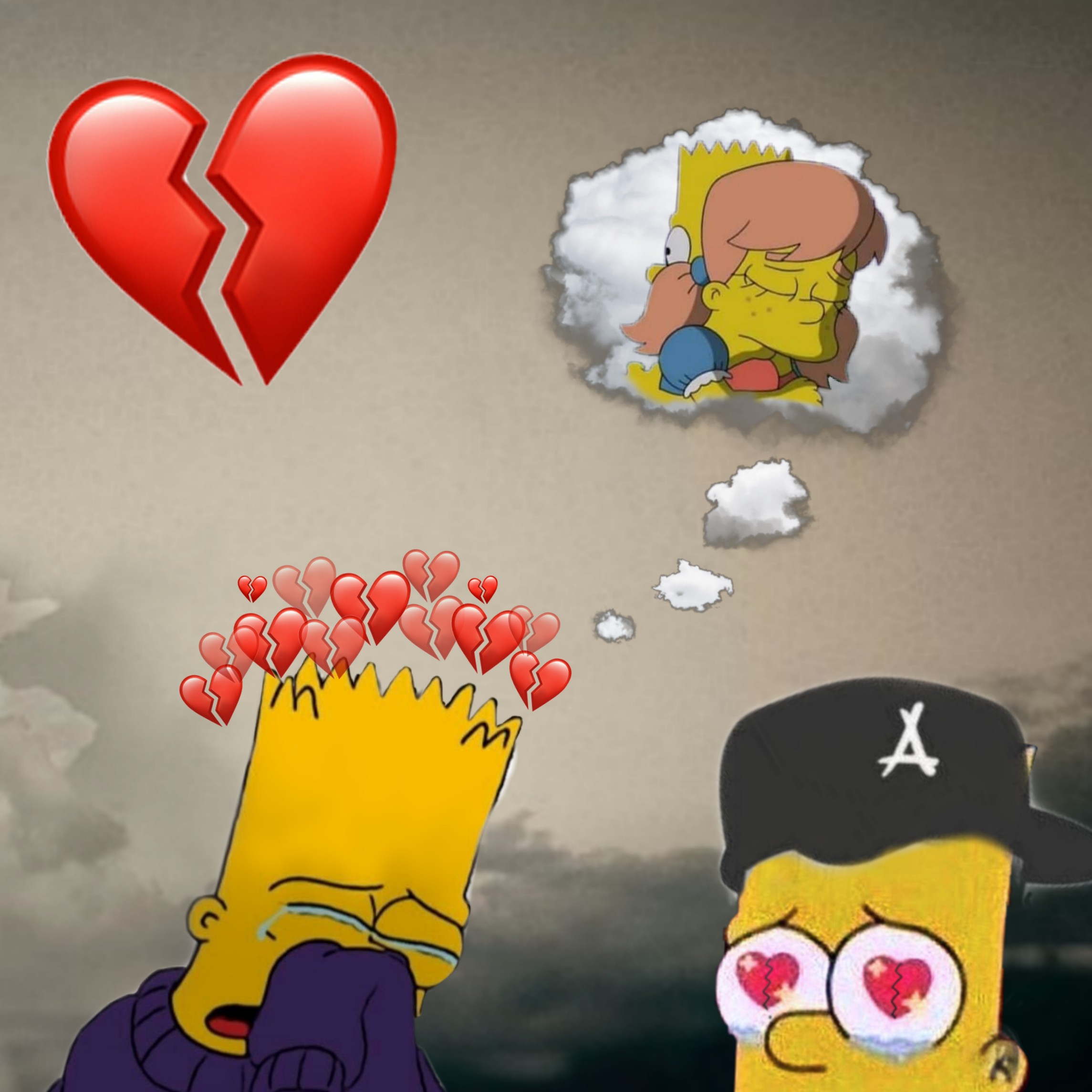 Simpsons Sad Bart Image By Fraise06