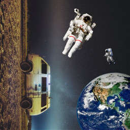 freetoedit van astronautremix astronaut galaxy