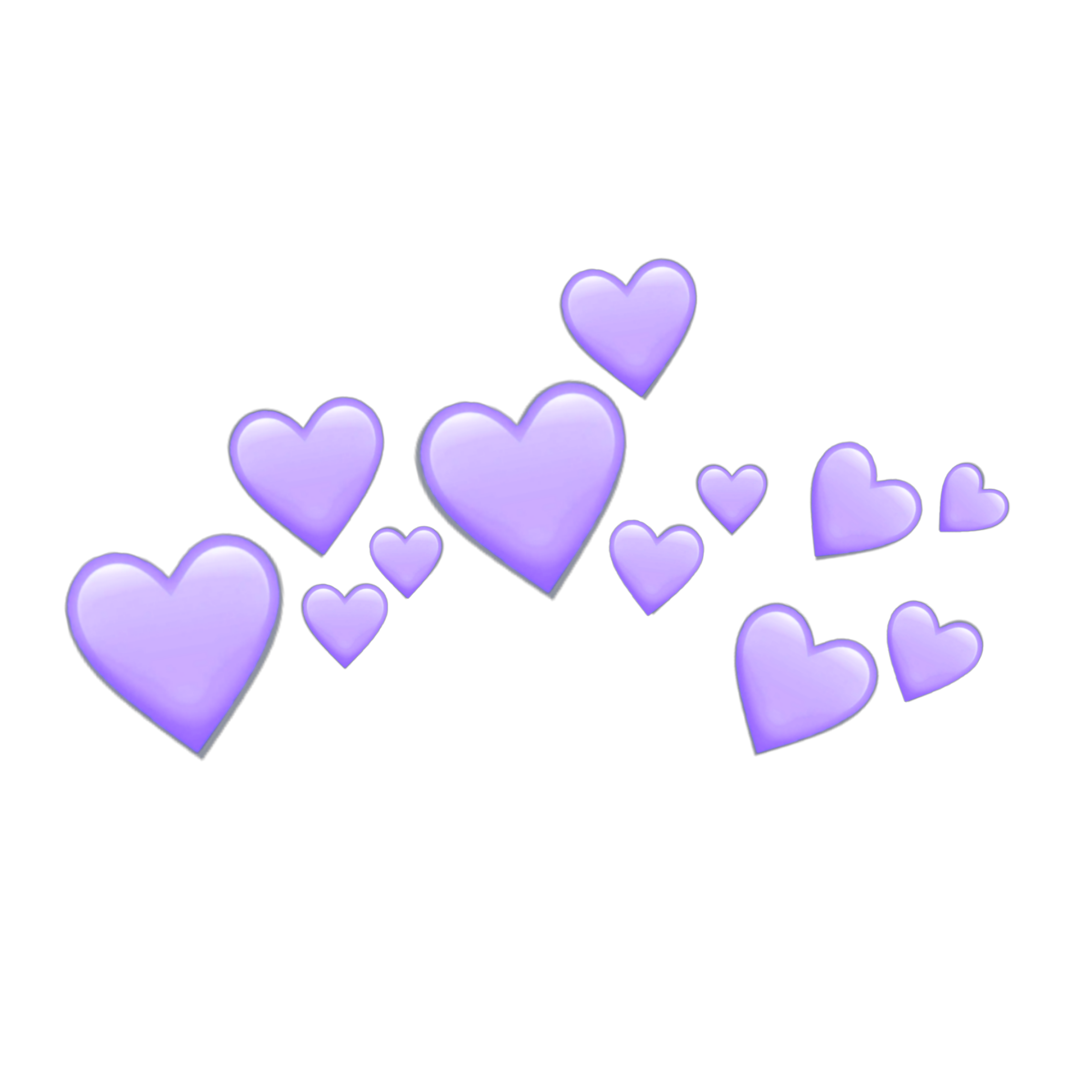 purple hearts heart purpleheart crown sticker by @snmyart.