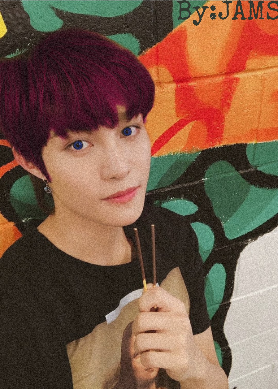 How Does Yangyang Look With Pinkish Purple Hair And Blu