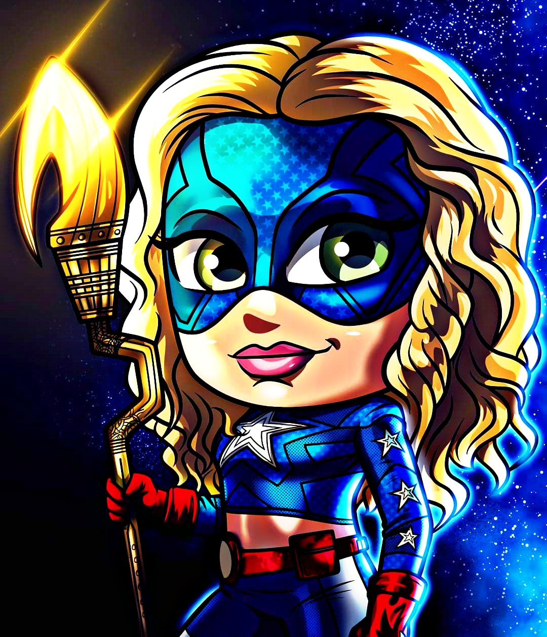 This visual is about stargirl dcuniverse dccomics fanart drawings freetoedi...