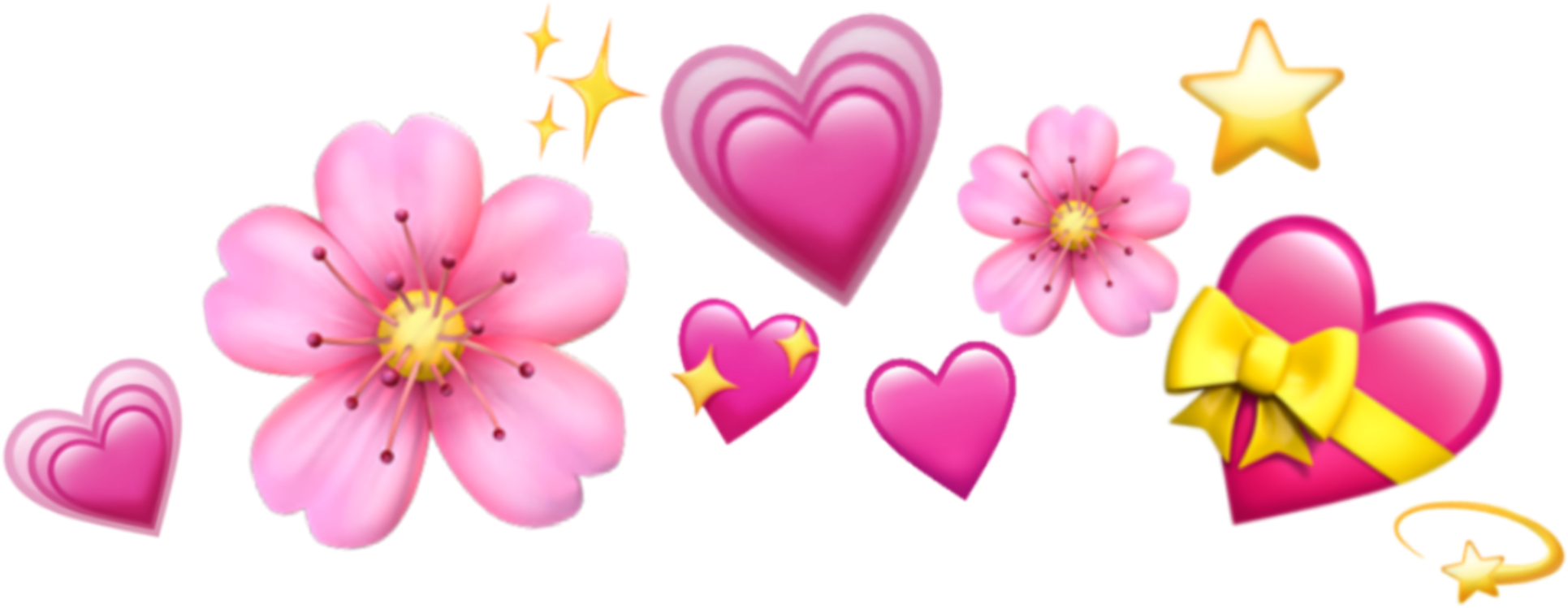 emojicrown crown emoji heart love sticker by @tskigum.