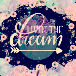floral phrase quote galaxy paint freetoedit