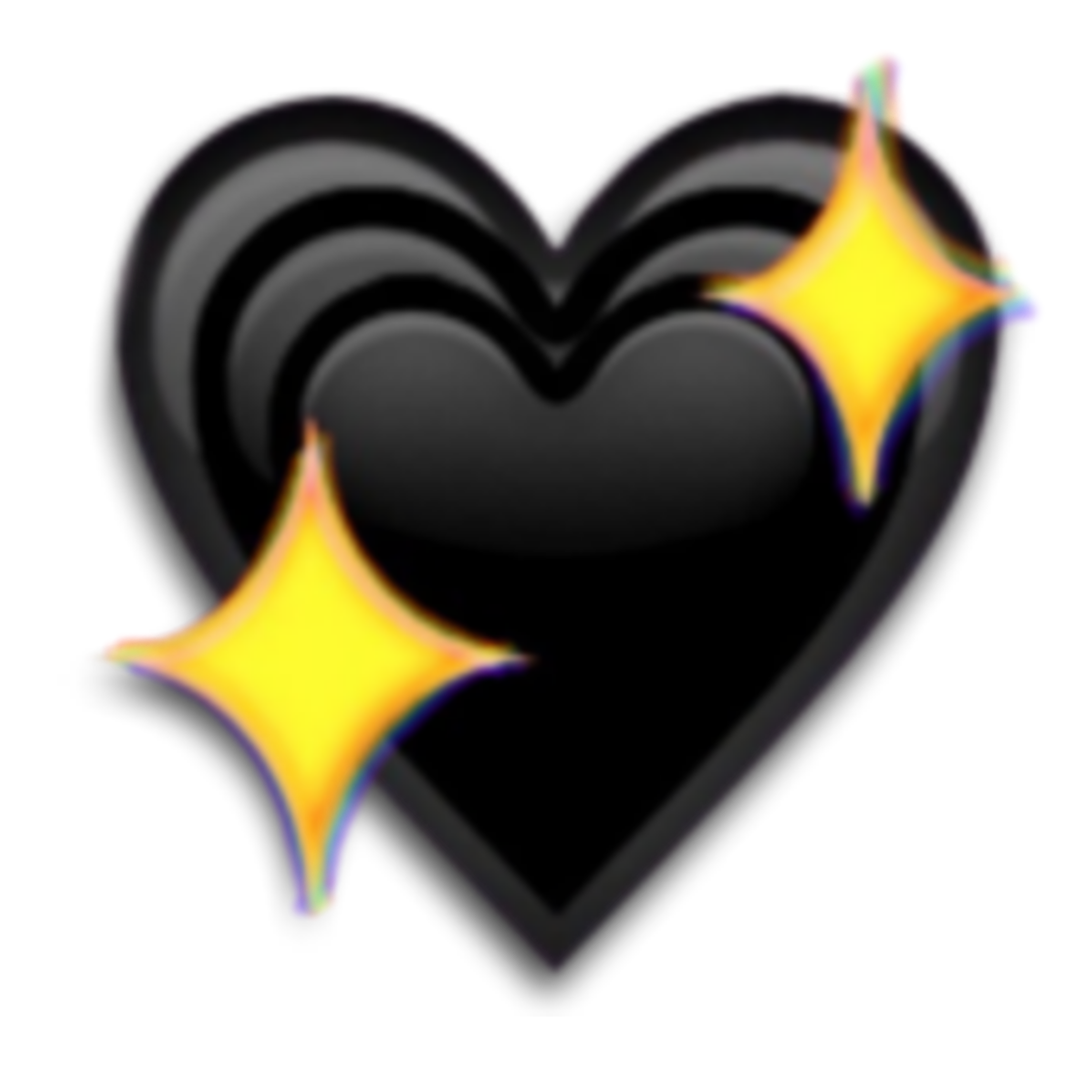 black чб чёрный сердце emogi freetoedit sticker by @rantaaro
