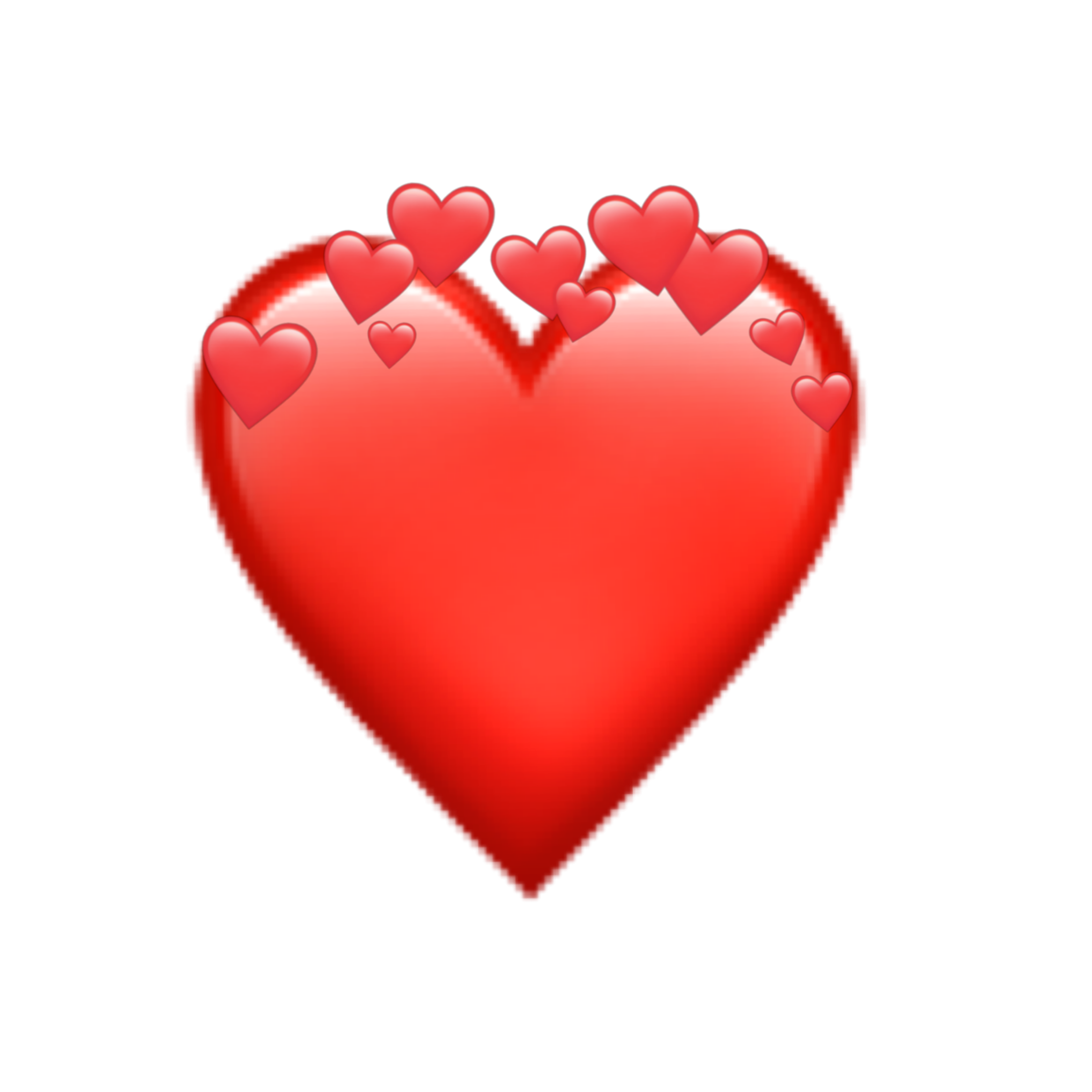 love heart red heartemoji sticker by @siimplysunshiine