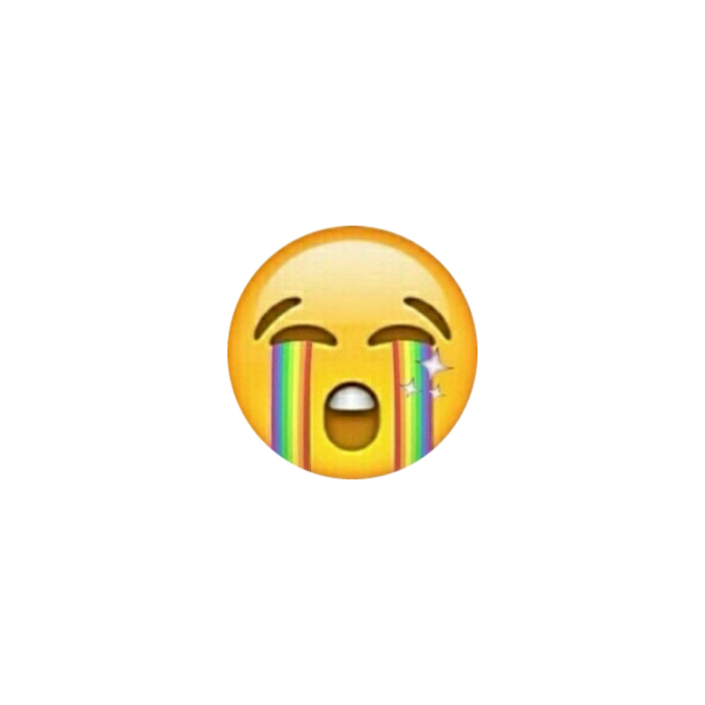 freetoedit-cry-rainbow-emoji-iphoneemoji-sticker-by-tskigum