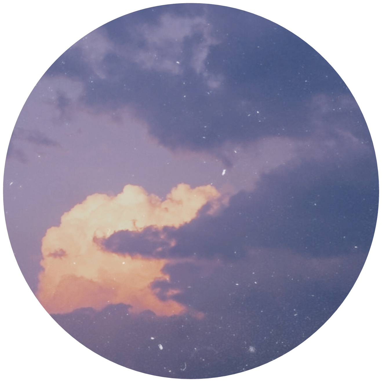 круг вечер облака блеск ава freetoedit sticker by @ohh_cat