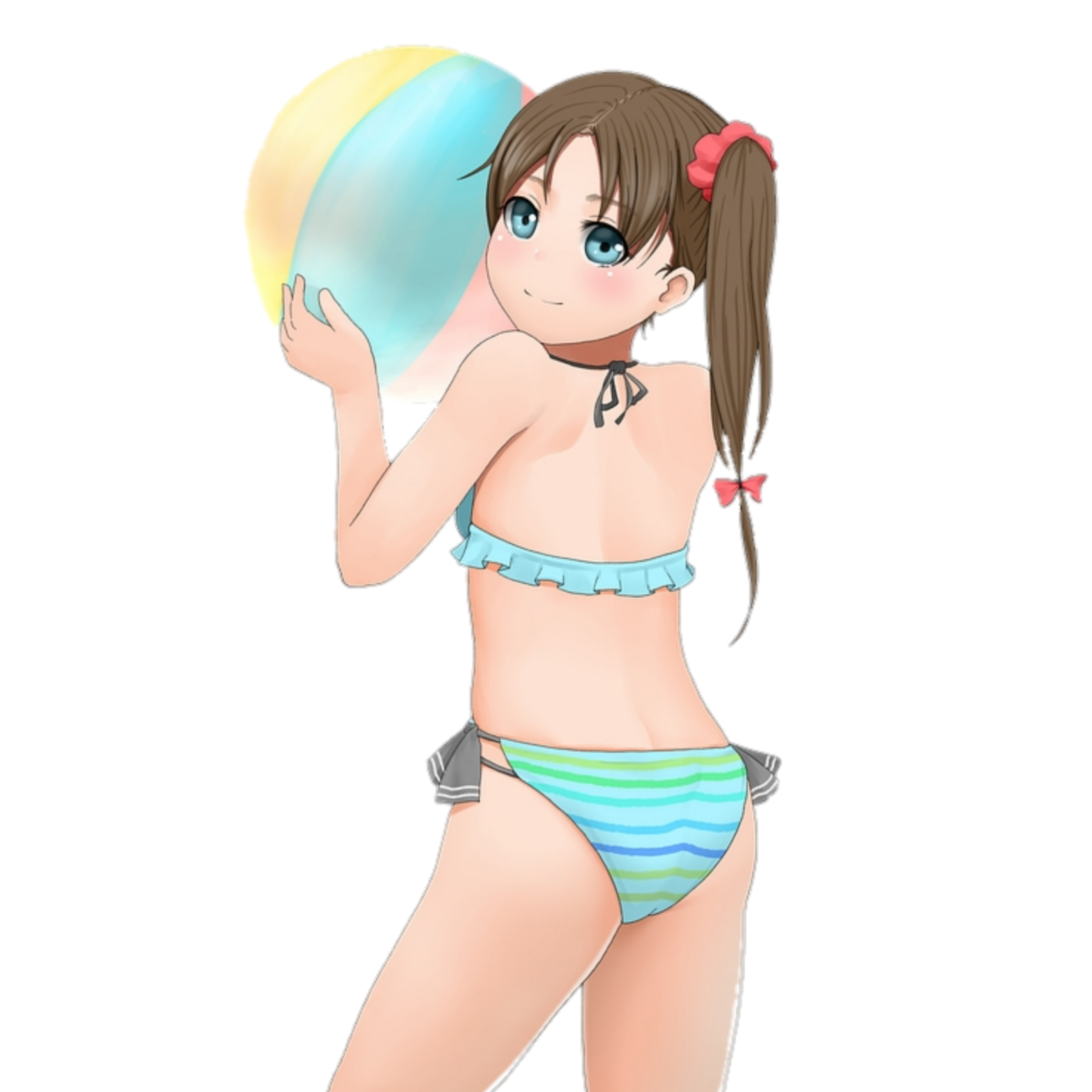 anime girl bathing suit