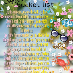 freetoedit bucketlist summer summerbucketlist todo