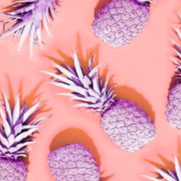 freetoedit pineapple fruit colorful background