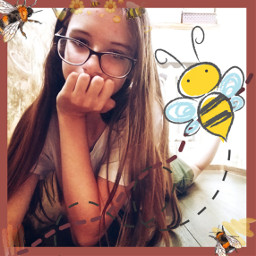 freetoedit пчелка пчела мёд очки