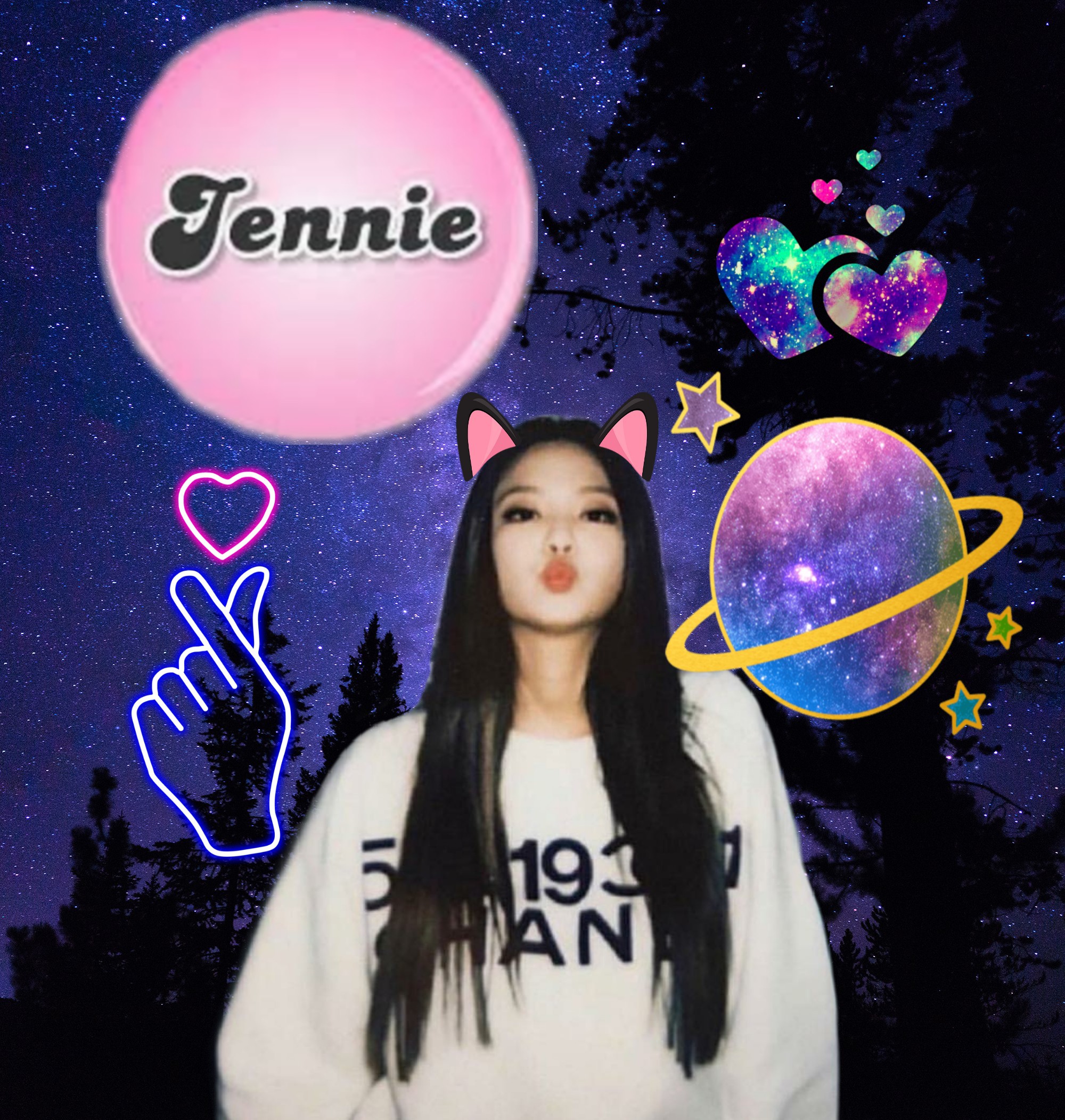Jennie Blackpink Art Picsart Fanmade Stickers