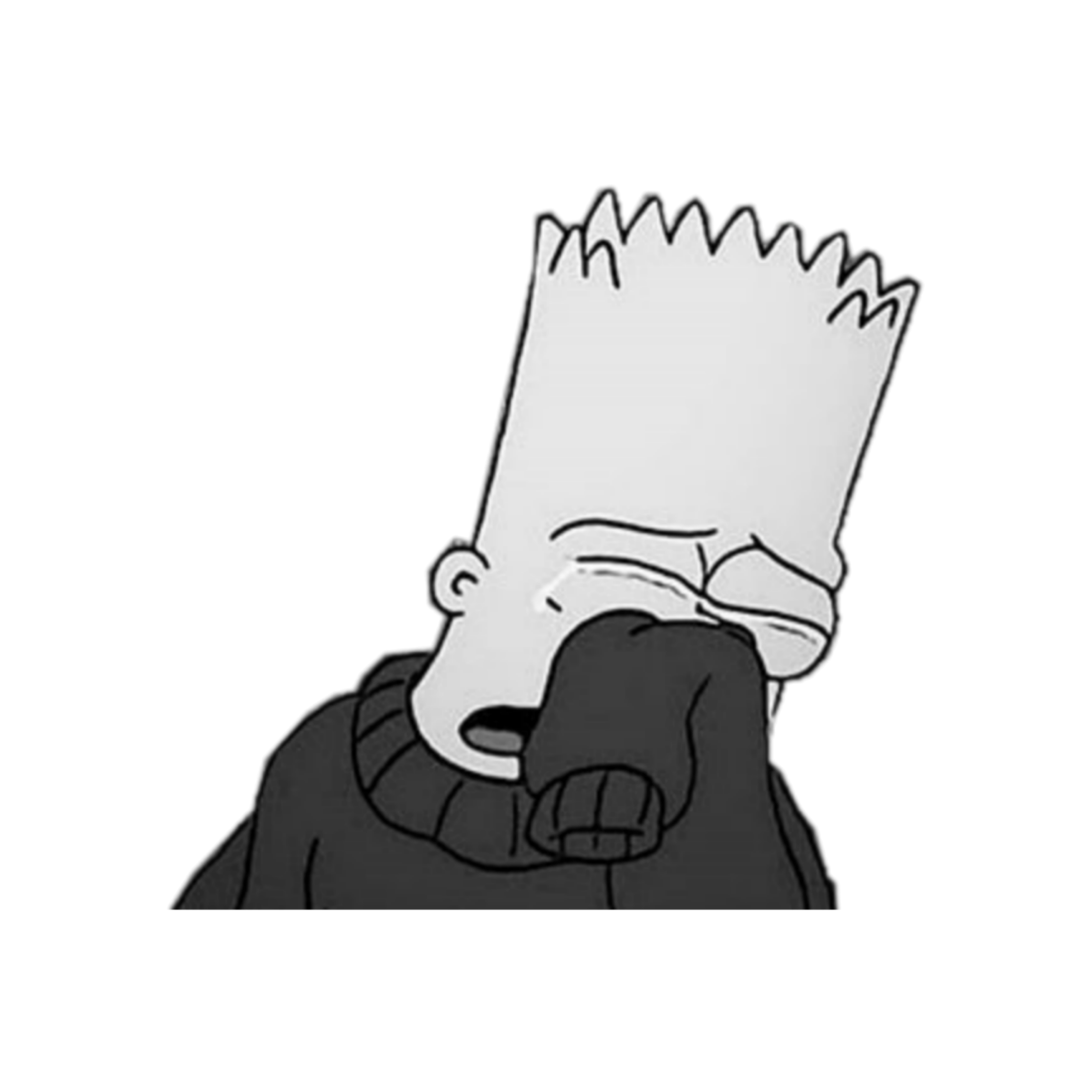 Sad bart Sticker by emxlix