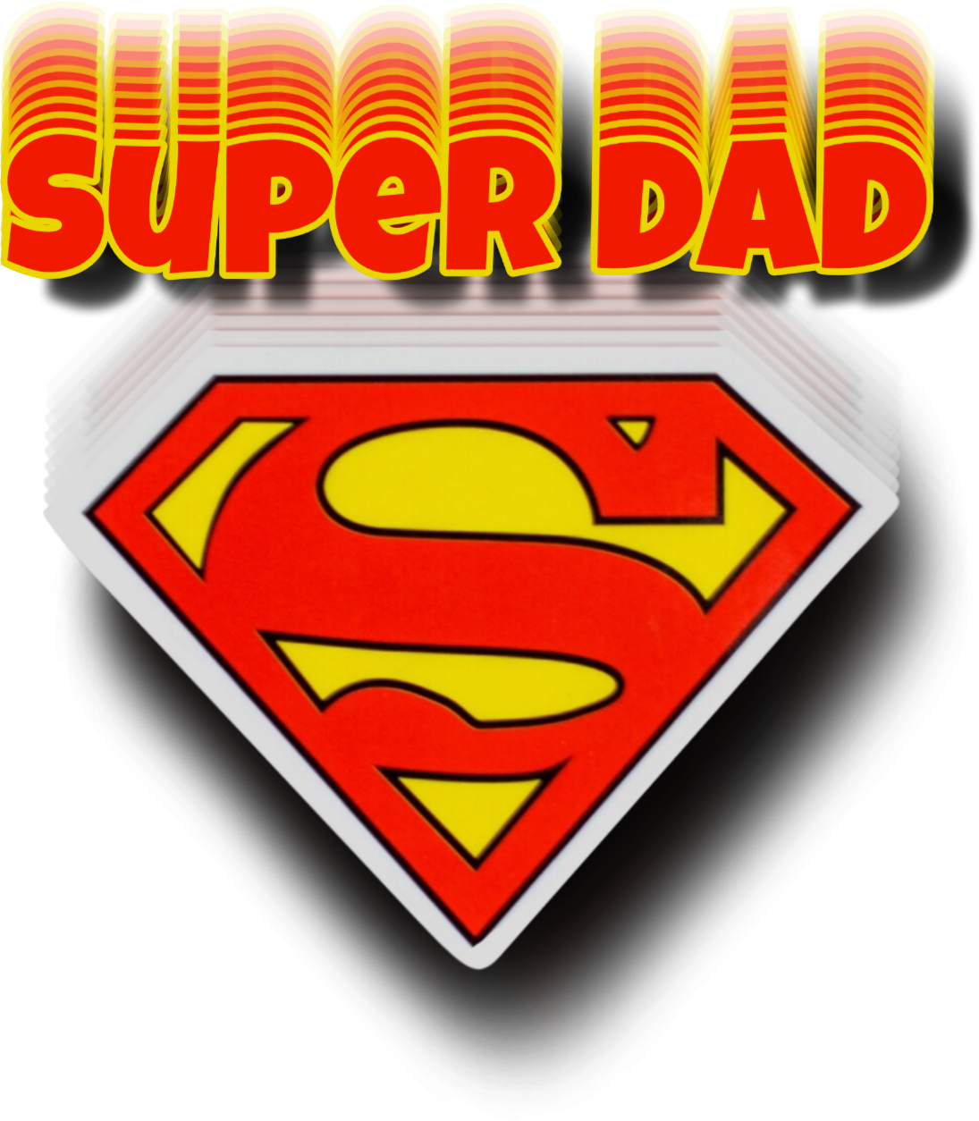 Superdad Dad Fathersday Father Sticker By @nancyspasic