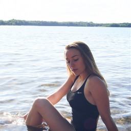 girl lake portrait water summer freetoedit