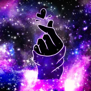 pix Bts Finger Cute Korean Heart Wallpaper fingerheart similar hashtags picsart