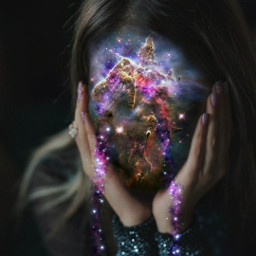 edit surreal face galaxy nebula madewithpicsart freetoedit