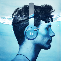 bule ocean headset waterproof underwater music freetoedit