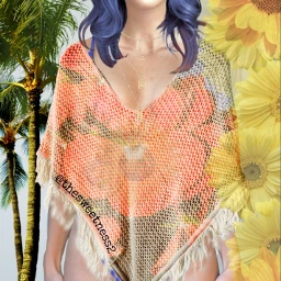 flowers palmtrees sunflower lips contest haircolor freetoedit ircdesigntheponcho designtheponcho