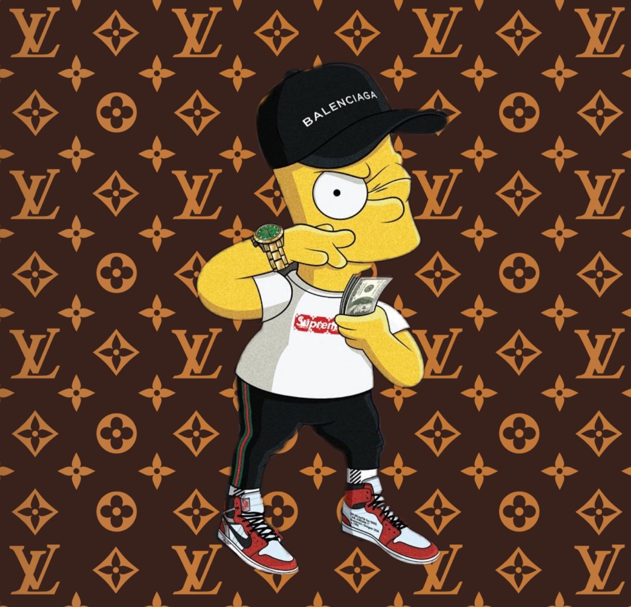 Bartsimpson Thesimpsons Hypebeast Supreme Louisvuitton