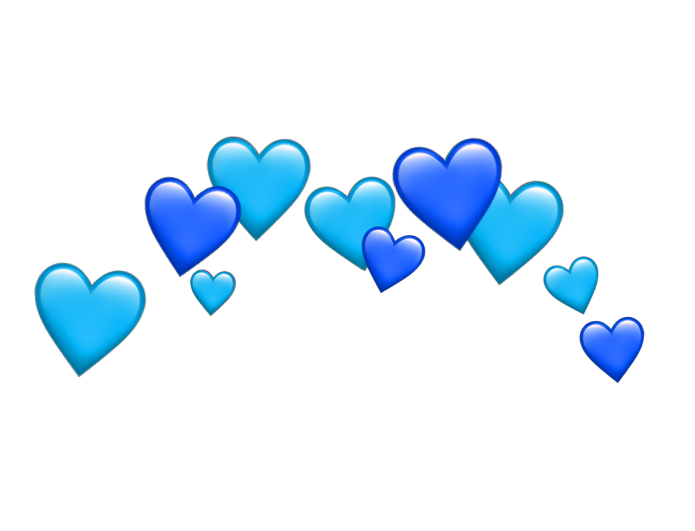 Blue Heart Hearts Tumblr Blueheart Emoji Sticker Emojis