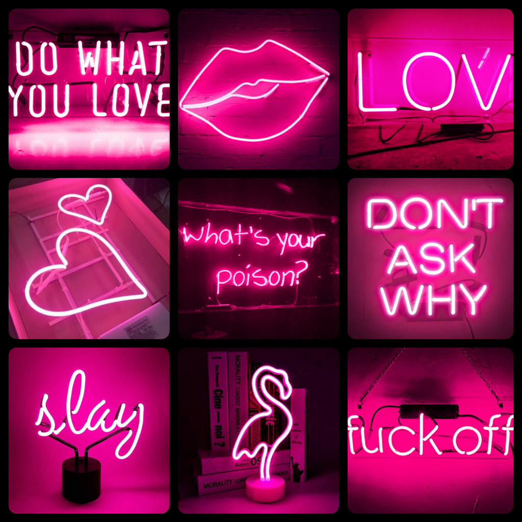 another background :P ♪ ♪ ♪ pink neon aesthetic backgro...