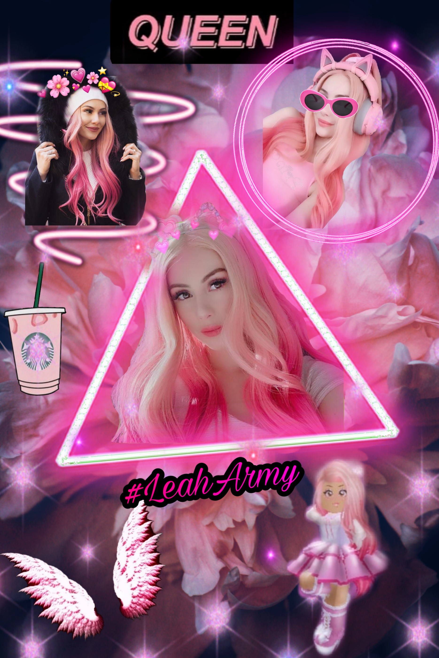 starbucks pinkqueen freetoedit leahashe edi