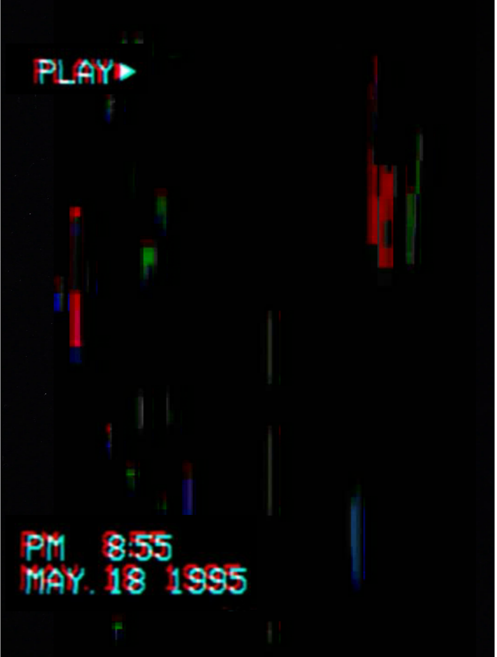 Aesthetic VHS Overlay