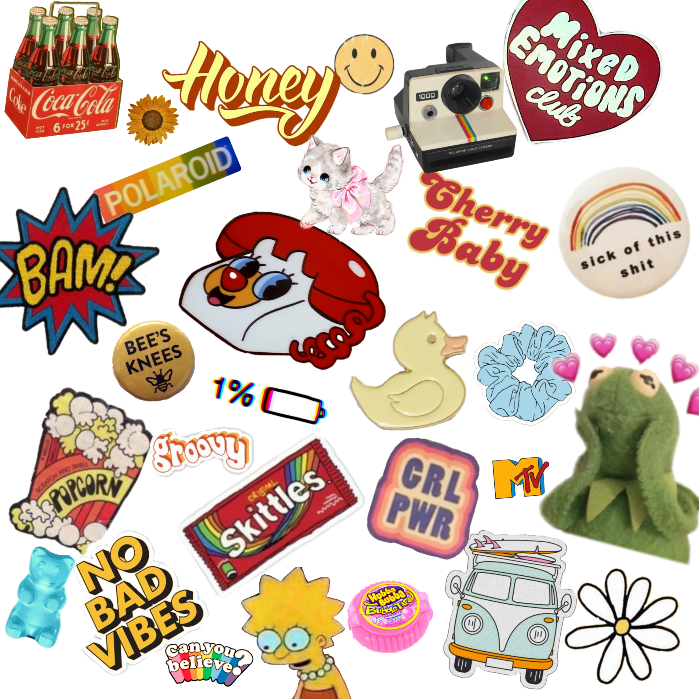 sticker collage