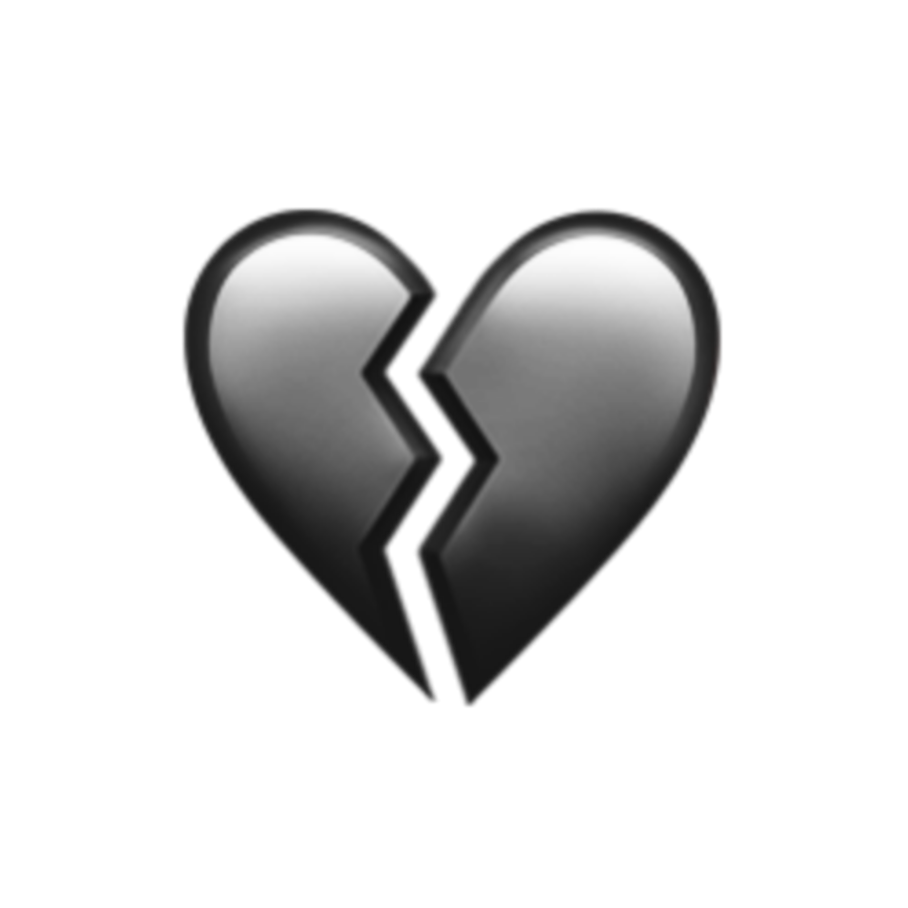 events emojiblack black heart emoji sticker by @edits_000.
