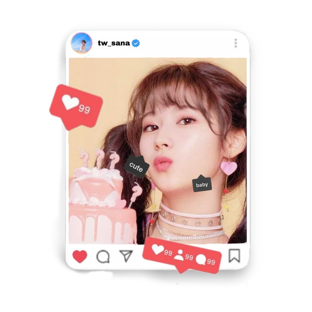 Twice Sana Instagram Sticker By Moonchild Twice Sana Instagram Sticker By Moonchild