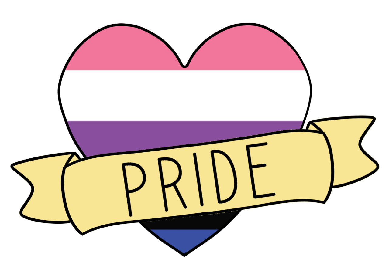 Lgbt Trans Genderfluid Pride Sticker By Lgbtstickers