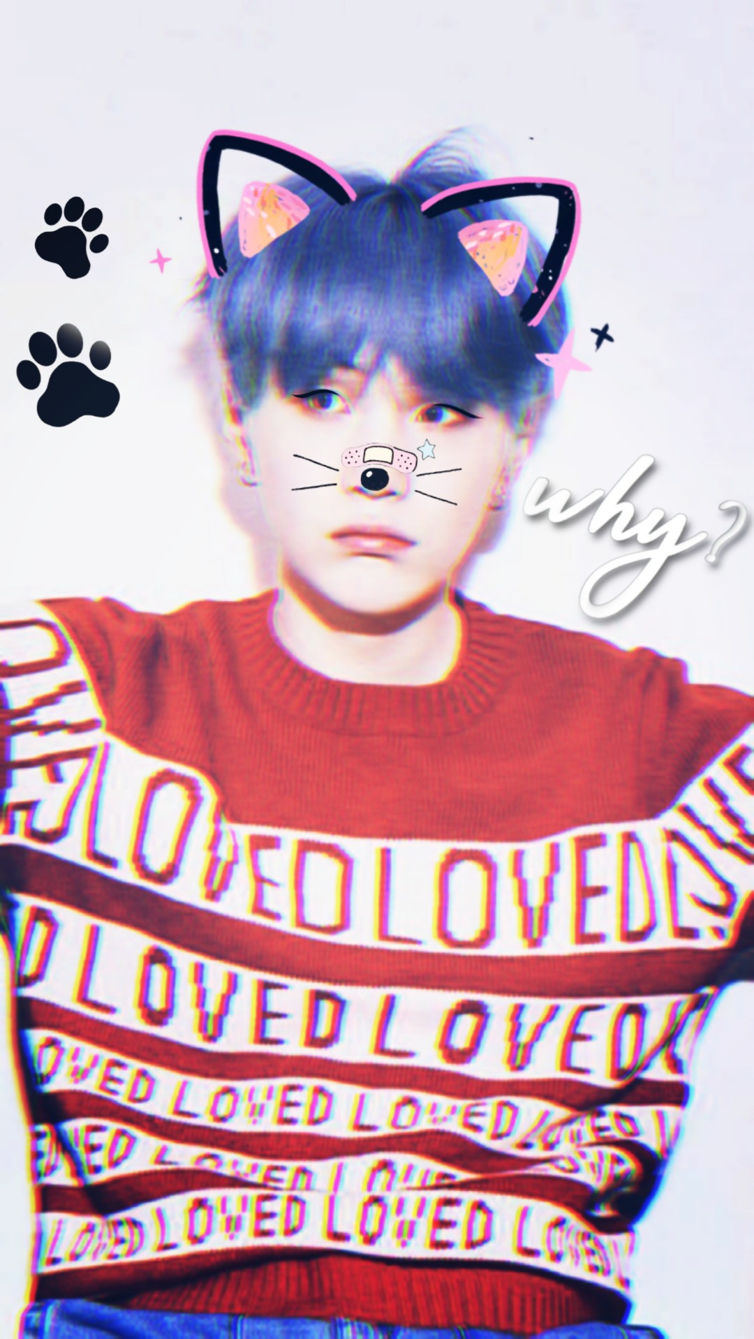 freetoedit bts minyoongi suga A cute cat image by @marwa_bts