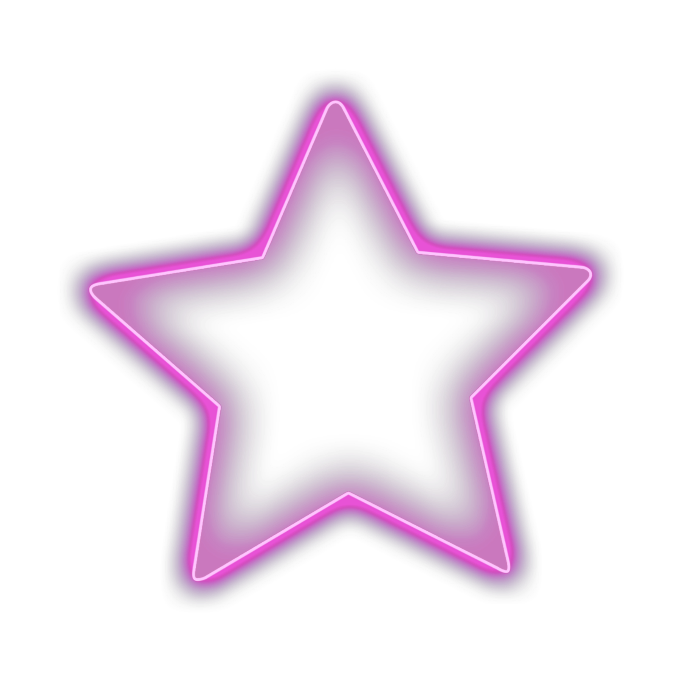 freetoedit pink neon  star 