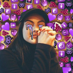 freetoedit edit fandom emojis violet srcholographictears