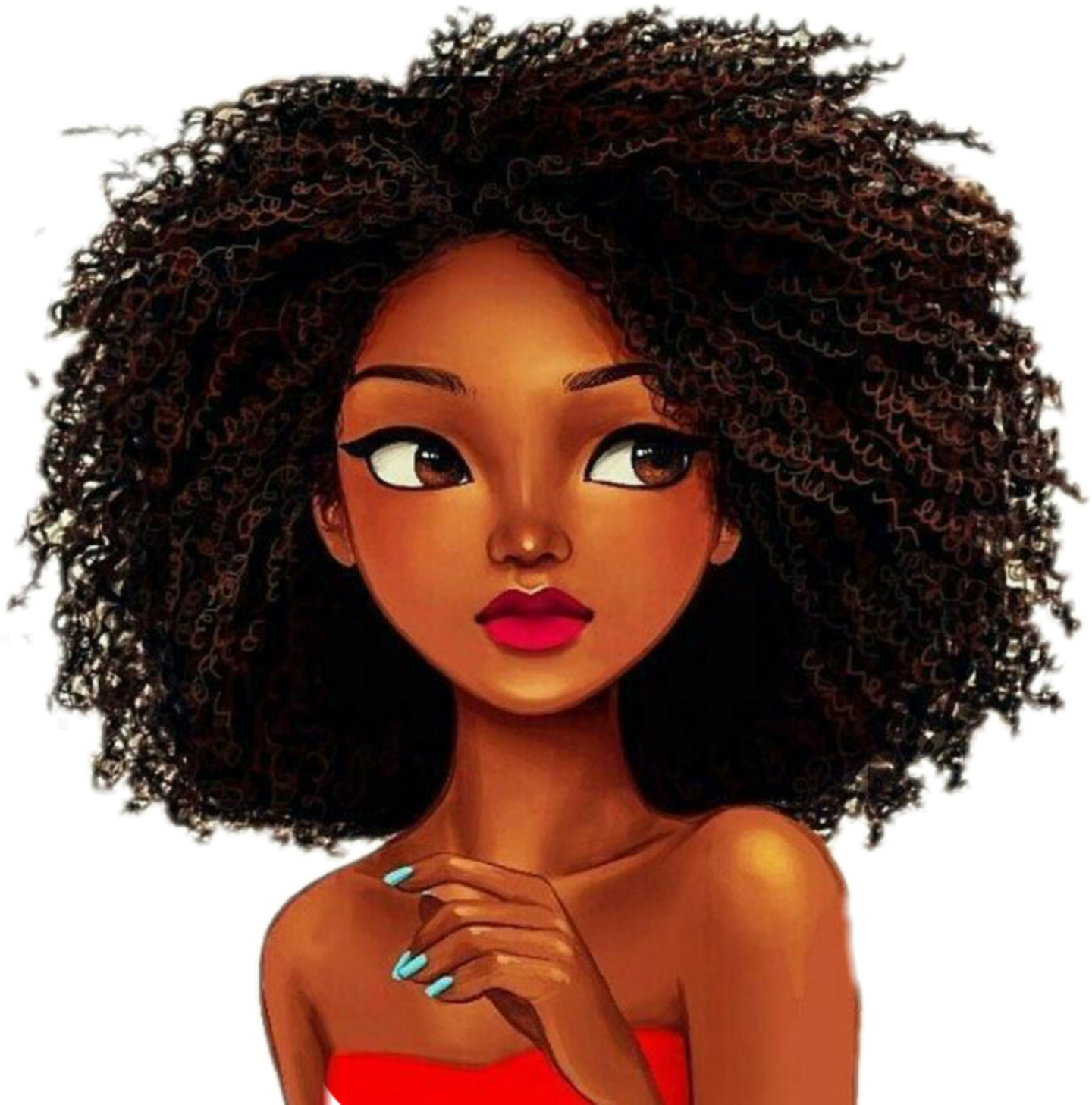afro freetoedit #afro 302277155134211 by @nicquerobinson.