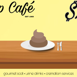 poopcafe giftcard giftcertificate giftvoucher voucher coupon gourmet urine cremation freetoedit