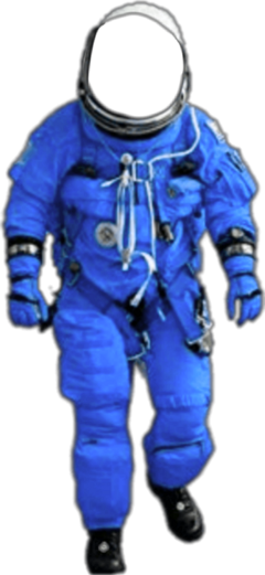 blue spacesuit astronaut freetoedit