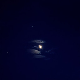 moon france cloud ciel sky