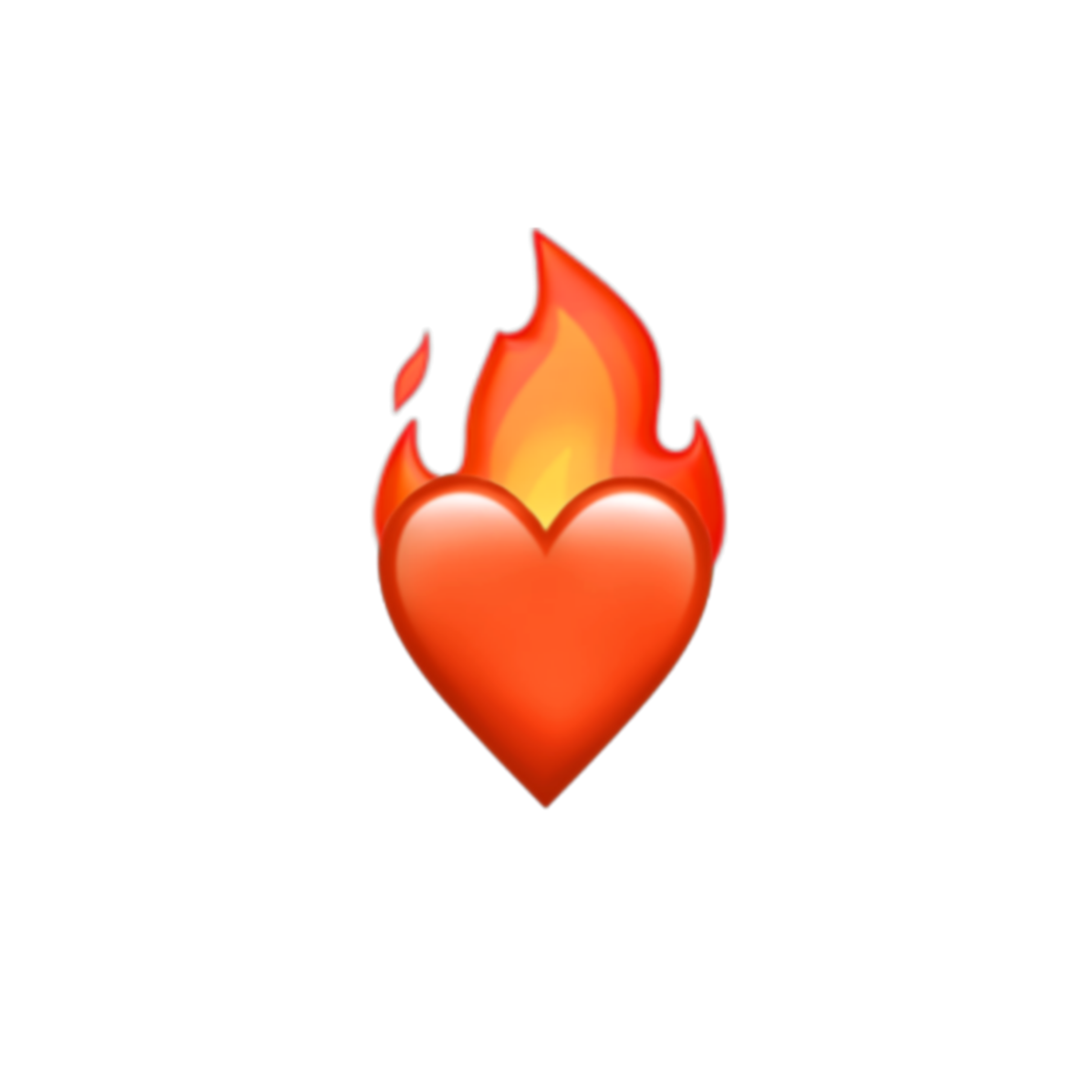 emojis heart fire burning scorch sticker by @khaotictrash