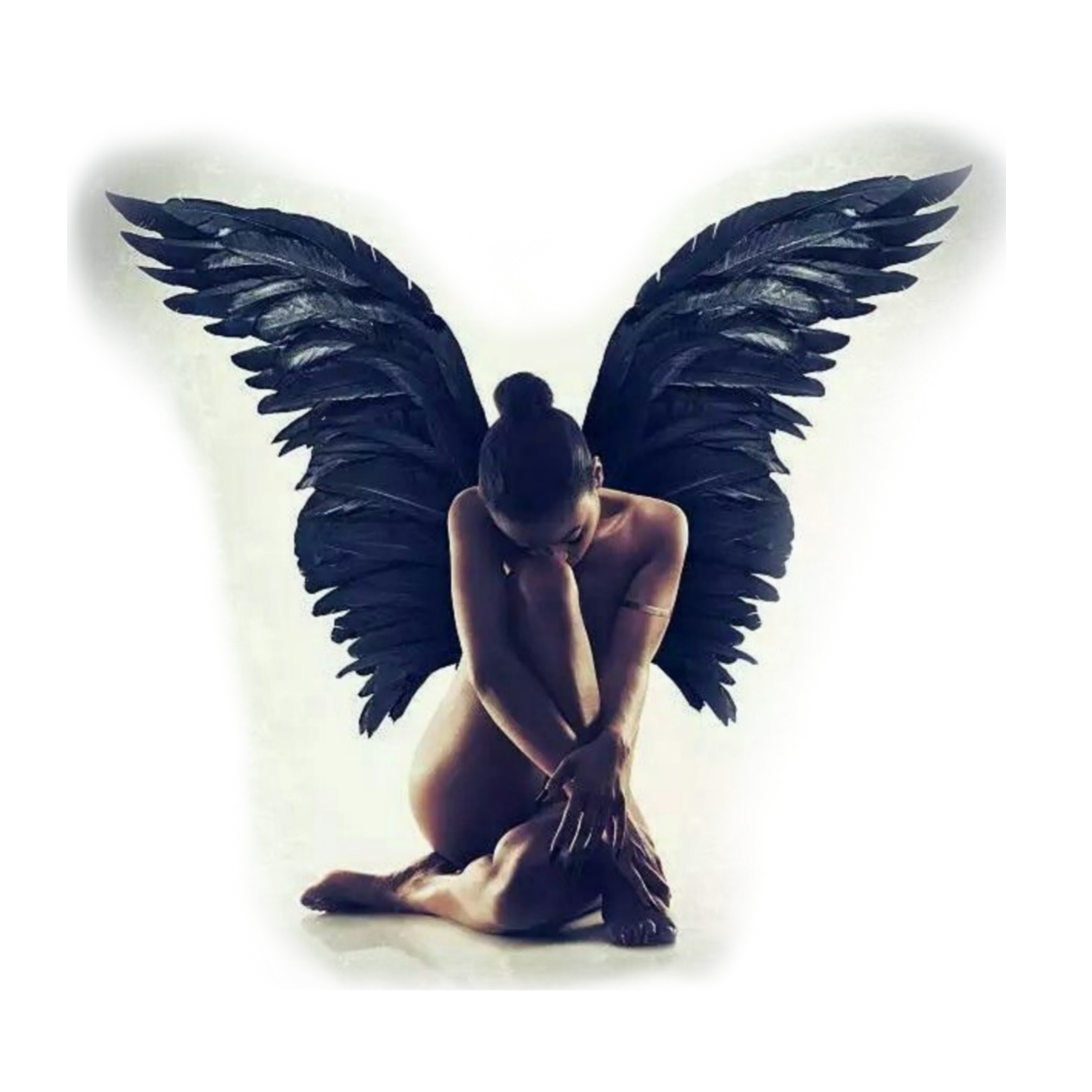 This visual is about mujersentada alasdeangel angelcaido freetoedit #mujers...