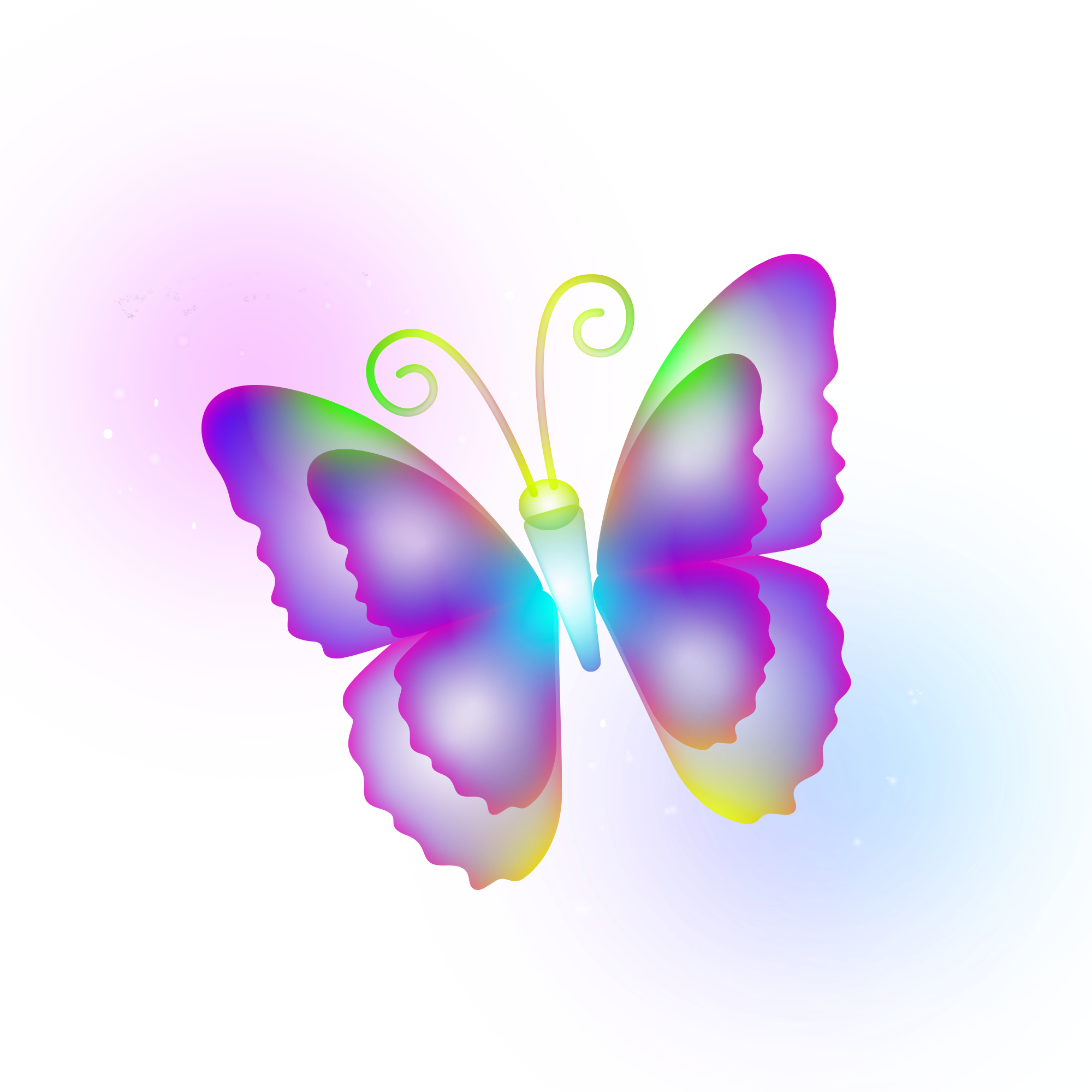 luthfiannisahay: Glowing Butterfly Png For Picsart