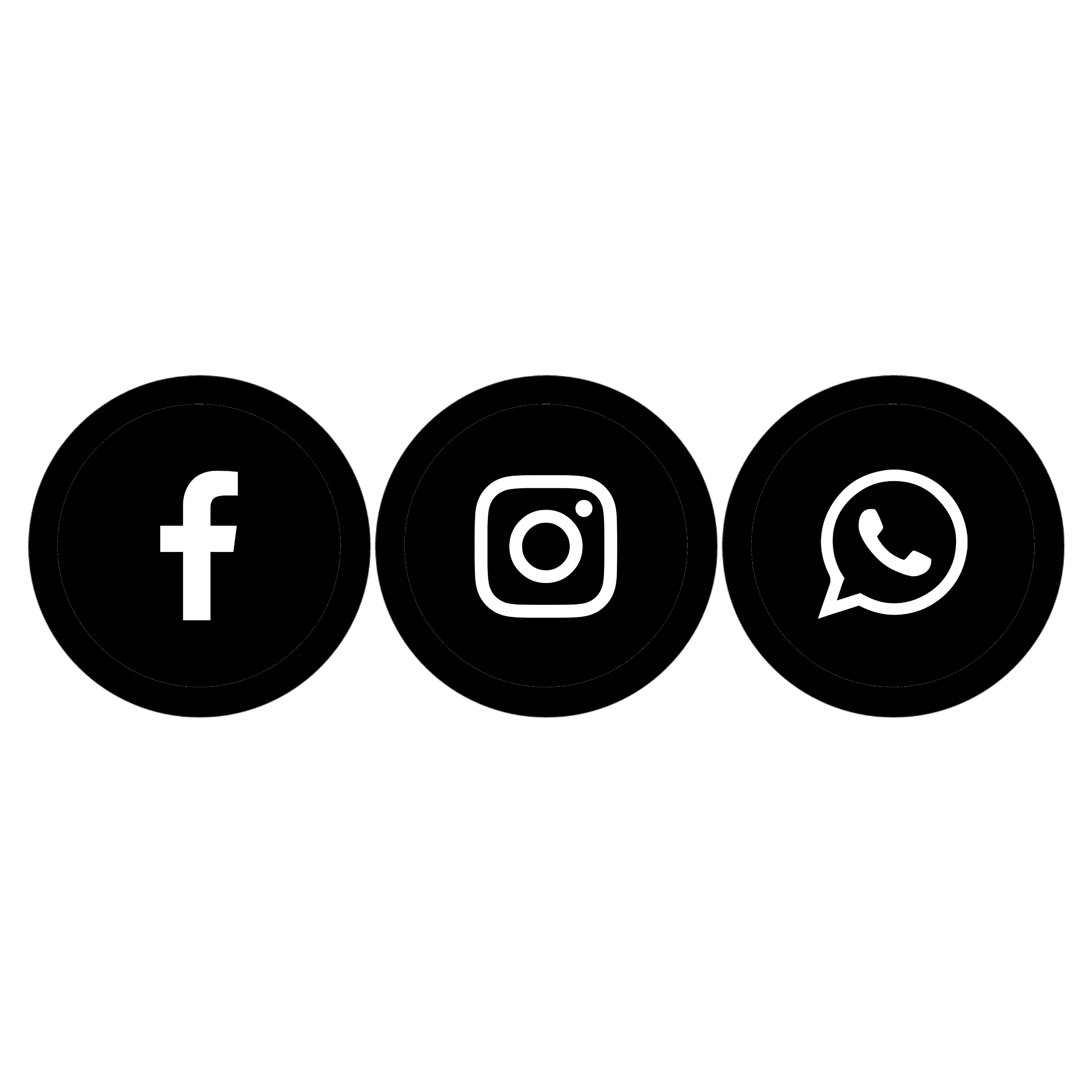 whatsapp logo black and white png