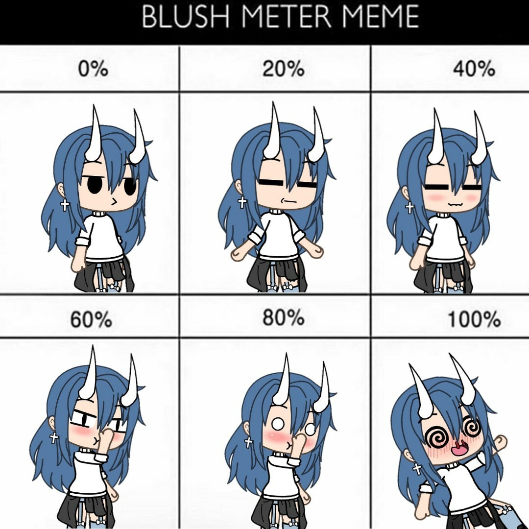Featured image of post Blush Meter Meme Gacha Life While im working on a bunch of christmas art h