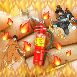 fireforce fire fireextiguisher fireemoji
