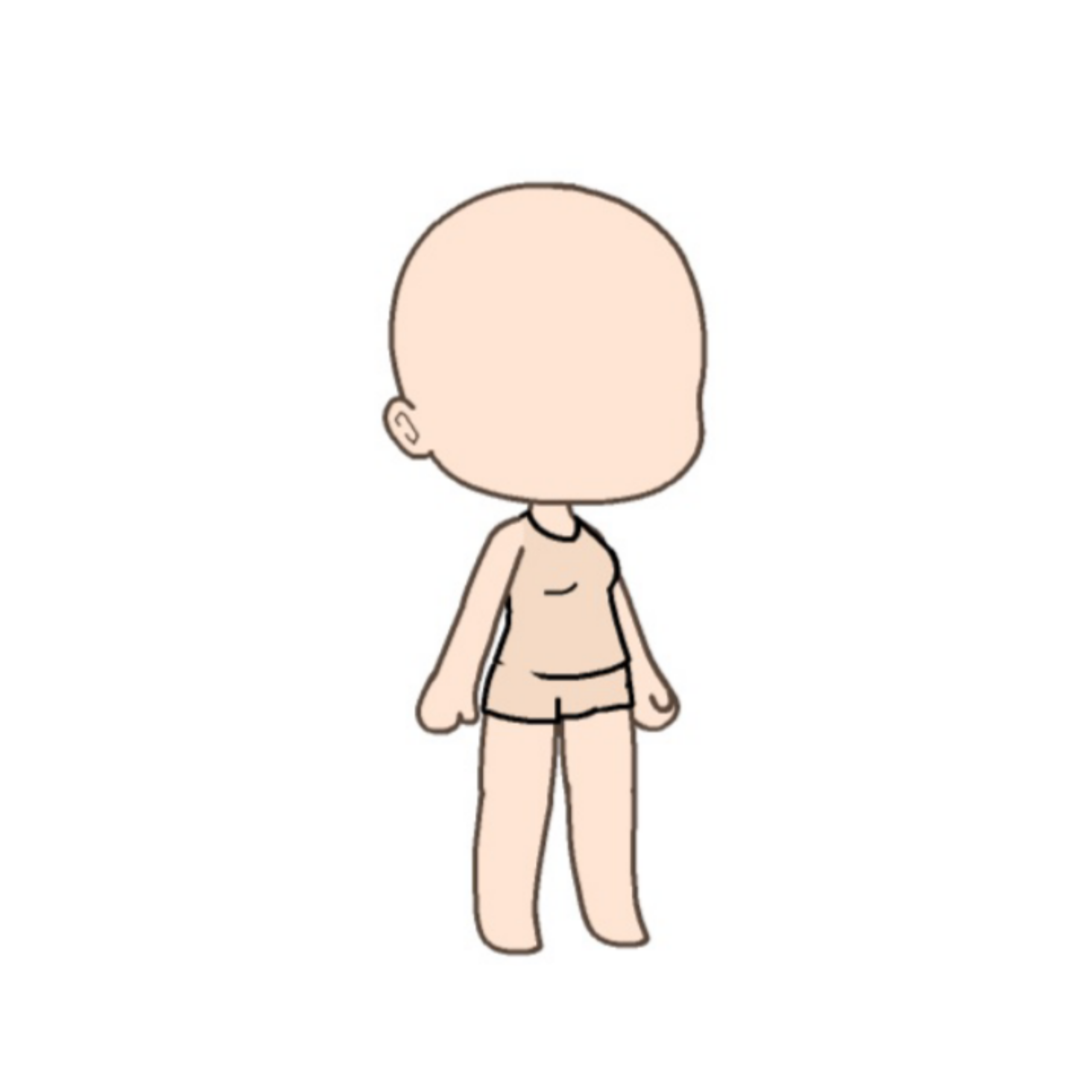 Gacha Club Body Transparent