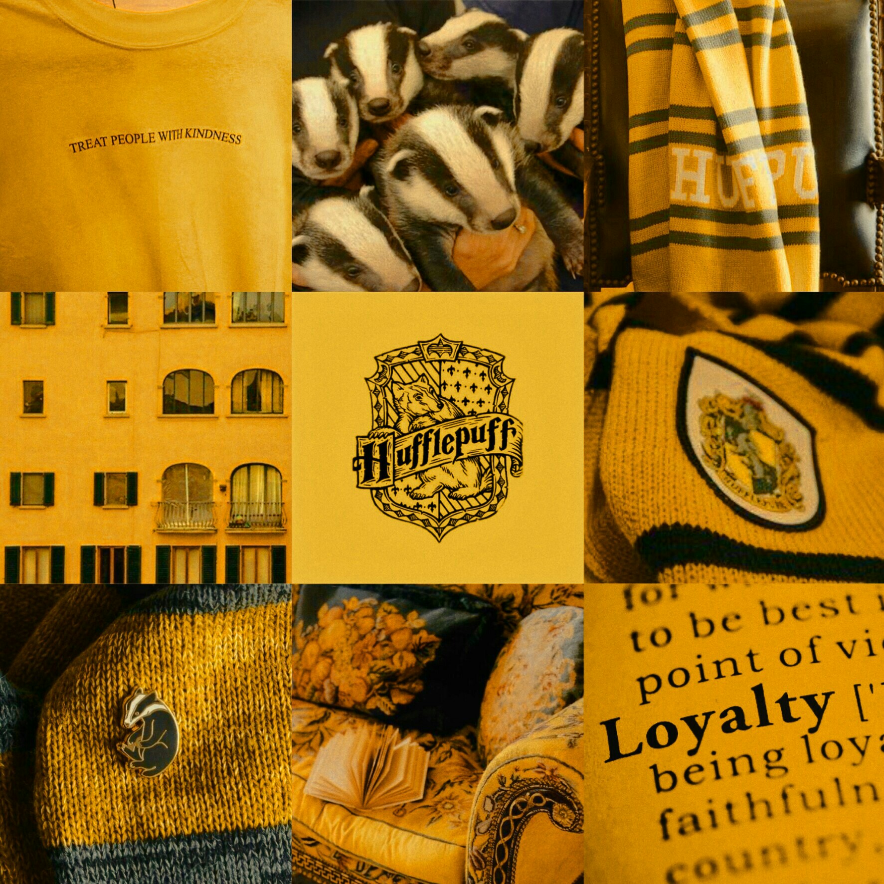 Featured image of post Hufflepuff Aesthetic Collage Wallpaper Aesthetic wall collage kit boujee wall collage dorm room etsy